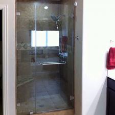 Frameless inline shower enclosure dallas 02